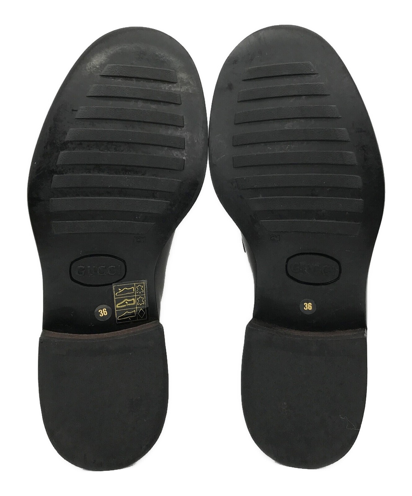 GUCCI Women's Loafers Horsebit Leather Brown Size:36/JP:23 135317K Authentic thumbnail 5