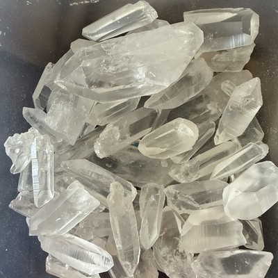 Job lot lemurian seed crystals collection - Mixed Lengths 25-45mm mix sizes