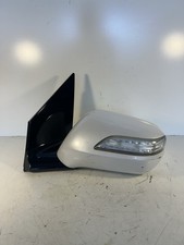 2007-2009 Acura Mdx Left Driver Lh Side View Door Mirror Power Heated White Oem
