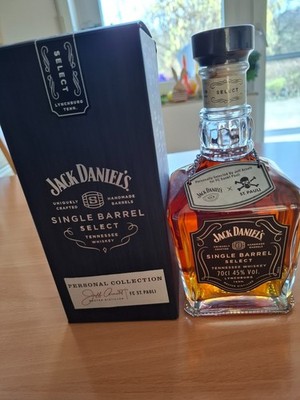 Jack Daniel´s Single Barrel Select Sonderedition mit Metall-Plakette Logo St. Pa
