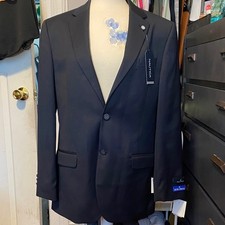 NWT, Men  s Size 38R NAUTICA Navy Bradford Blazer ACTIVE STRETCH