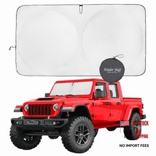 Jeep Windshield Sun Shade  fits Wrangler, Rubicon, Sahara, Gladiator, Sport