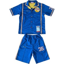 Vintage Platinum FUBU Harlem Globetrotters 2 Piece Set Large Y2K Limited Edition