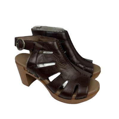 Dansko Demetra Clock Heel Sandals Women's Comfort Shoes Size EU 38 US 7.5-8