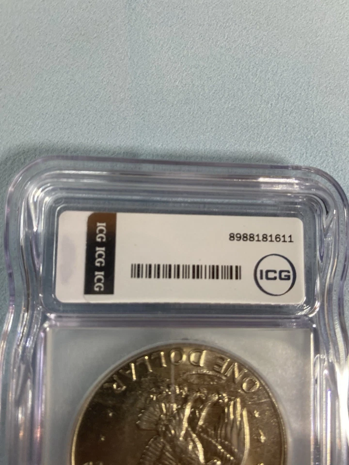 1977 -D Eisenhower Dollar ICG MS-67 Austin Hutton Signed Slab -GEM-FREE SHIPPING - Image 4 of 4