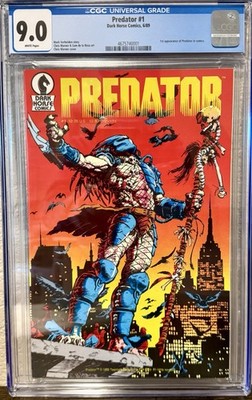 Predator #1 1st print CGC 9.0 Graded Dark Horse first appearance in Comics! 1989