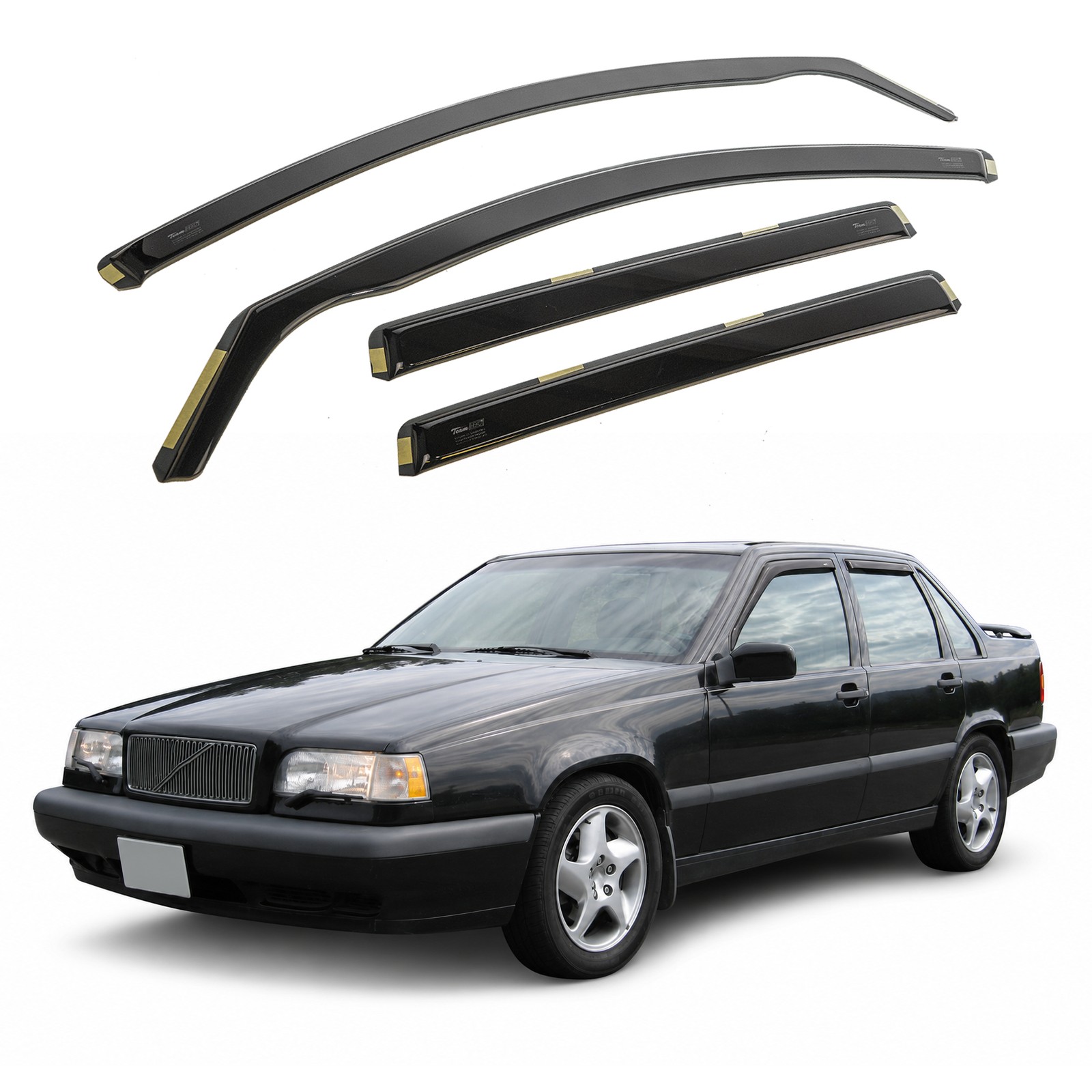 Déflecteurs d'air Volvo 850 V70 HEKO pour rouler sous la pluie sans buée