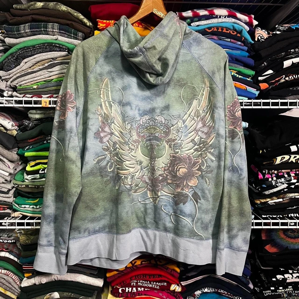 Sudadera con Capucha Estilo Y2K Mujer Estampado Gráfico L Foto 3 de 4