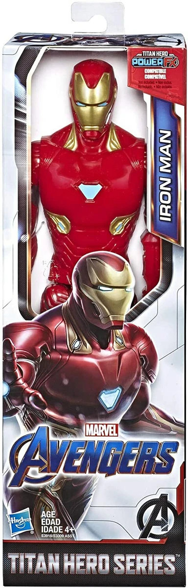 Marvel: Avengers Titan Hero Series Endgame Iron Man Kids Toy Action Figure  for Boys and Girls Ages 4 5 6 7 8 and Up (12”)