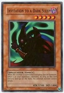 Invitation to a Dark Sleep - PSV-082 - Common - Unlimited Edition x3 - Lightly P