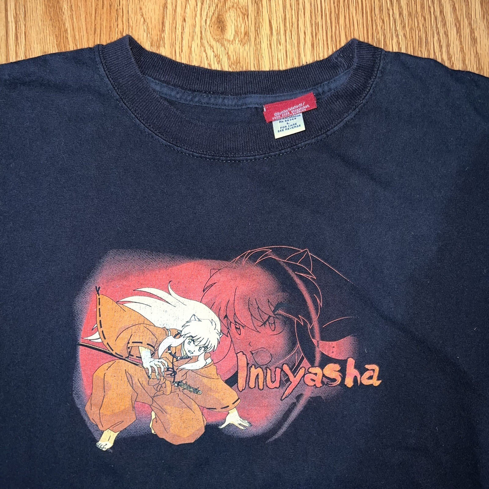 T-shirt Vintage Y2K Cyber – Diplodocus, Beige, Coton, Taille L Femme