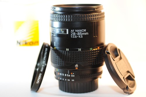 Nikon AF Nikkor 28-85mm f/3.5-4.5 FX zoom lens NICE for N80 F100 D90 D610 D7200
