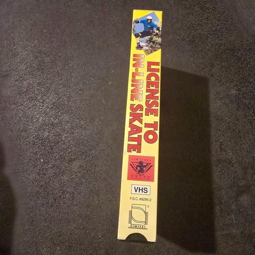 License To In-Line Skate Street VHS 1993 90s Roller Blade Skating Sports TESTED - Picture 4 of 8