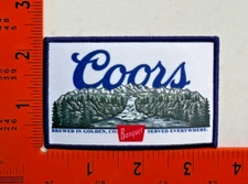 Coors Banquet Retro Vintage Style Beer Iron On Patch - Free Shipping