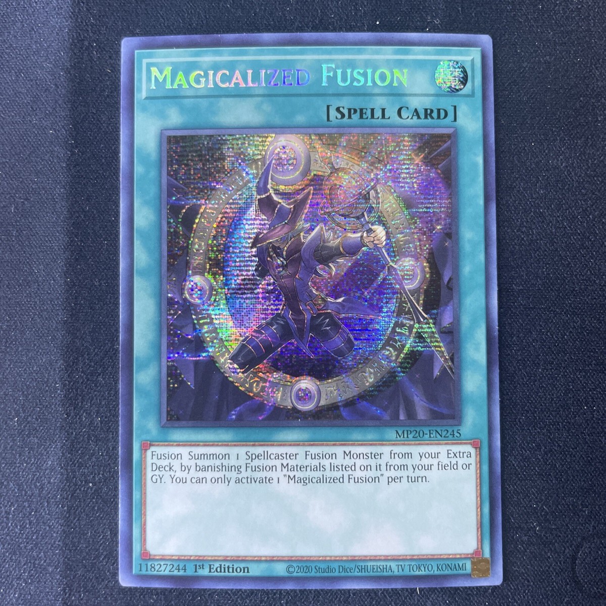 Yugioh Magicalized Fusion MP20-EN245 Prismatic Secret 1st Edition