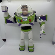 Buzz Lightyear Toy Story 12 Figure Disney Karate Chop Posable Lights Sound