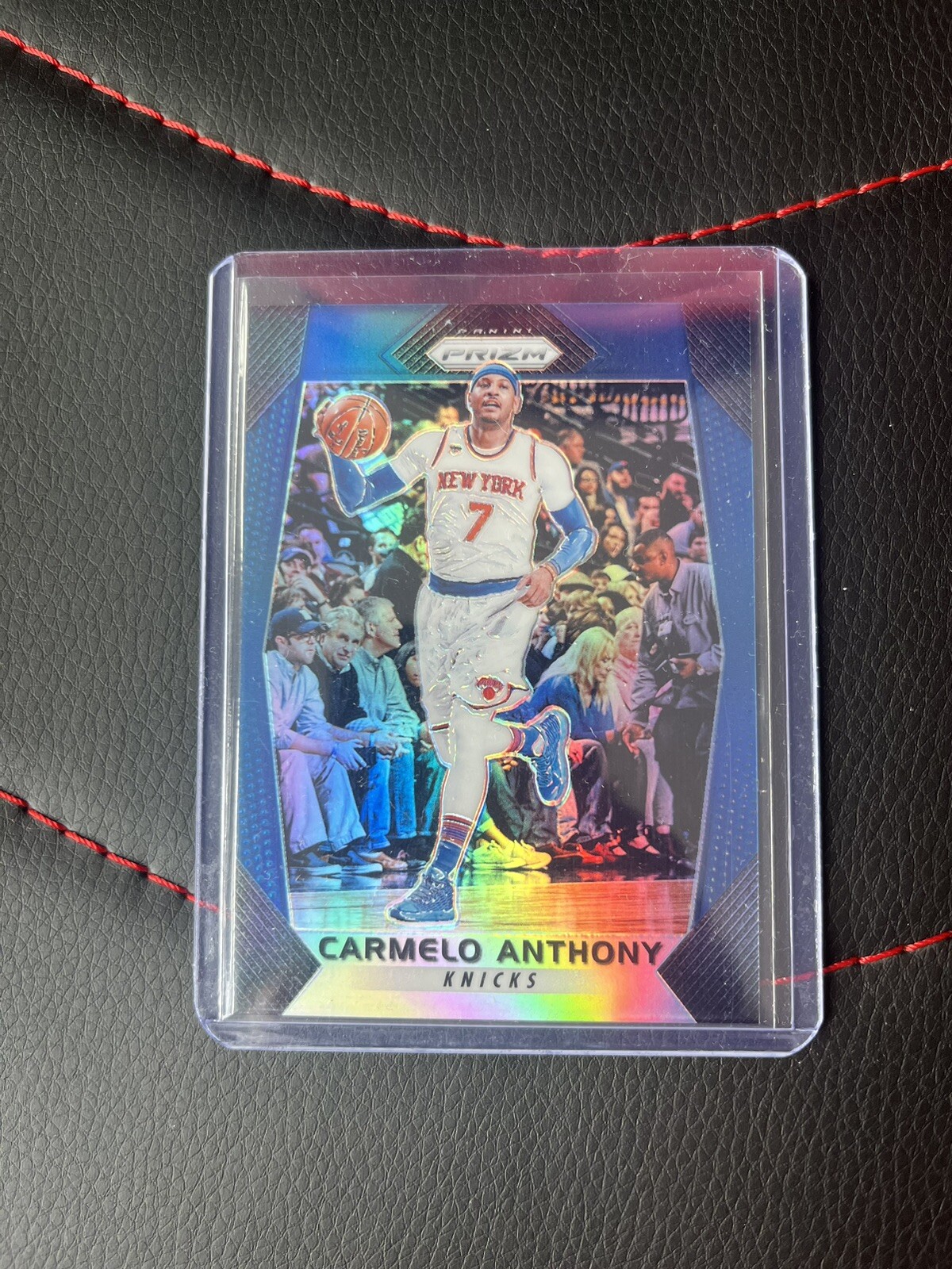 Carmelo Anthony 2017-18 Panini Prizm Blue Prizm /199