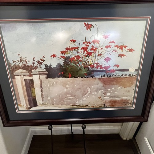 A Wall Nassau 1848 Winslow Homer Framed Matted Size 38 1/4 X 29 1/2 Signed - Picture 2 of 6