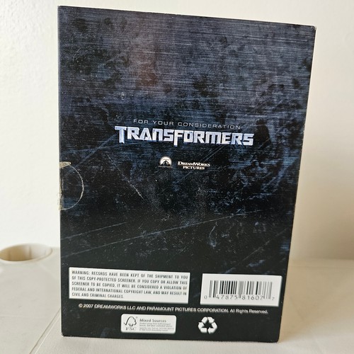 Transformers 2007 FYC Screener SAG For Your Consideration DVD Free USA Shipping - 第 5/5 張圖片