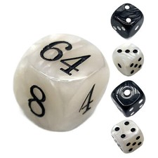 Backgammon-Doppelwürfel-Set mit Tasche, Ersa...