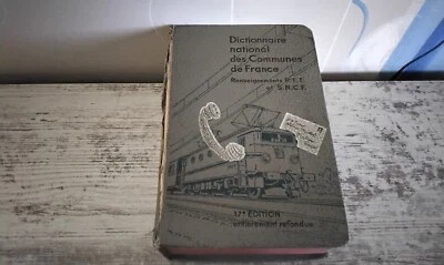 Dictionnaire national communes de france 1959. - Photo 1/3