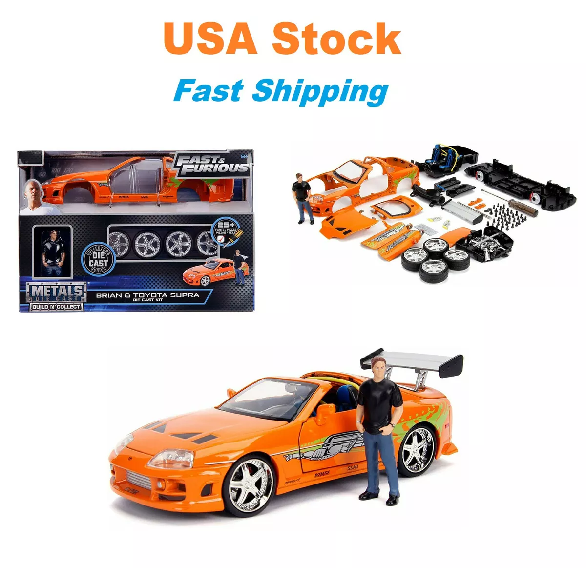 Jada Toys Fast & Furious Build N' Collect 1:24 Scale Die Cast Kit