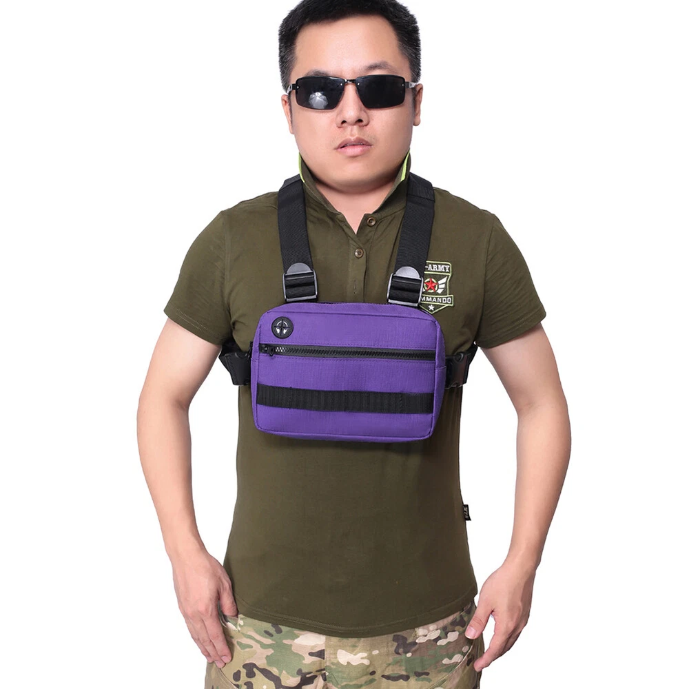 Unisex Chest Bag - Sporty Shoulder Pack for Running & Phone Storage