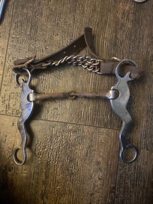Ancien embouchure de cheval vintage en fer bride morsure de cheval