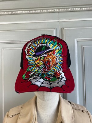 ed hardy new cap cat print christian audigier