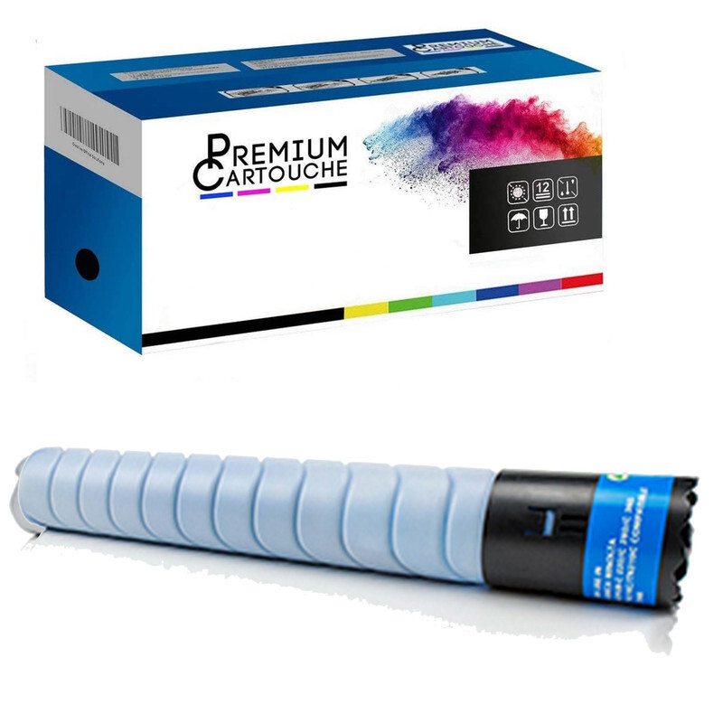 Toner A33K480 TN-220C cyan pour Konica Minolta Bizhub de bureau