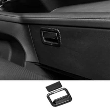 For Toyota Sienna 21-23 ABS Carbon Fiber Co-Pilot Storage Box Handle Cover Trim