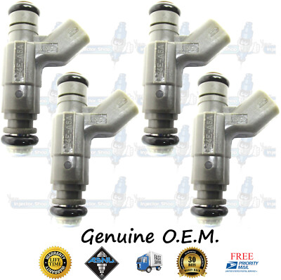 REMAN IN USA Genuine 2001 - 04 Ford Focus 1S4E-A5A 4x Fuel Injectors 0280156046