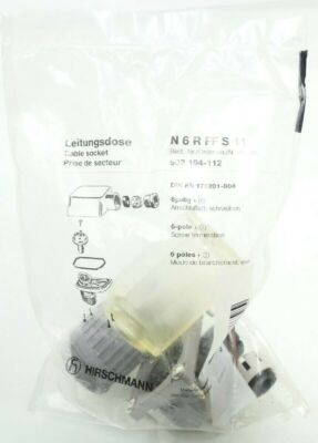 Hirschmann Leitungsdose N 6 R FF S 11 | 932 194-112
