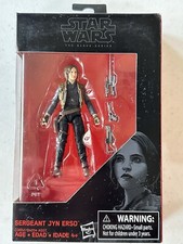 Star Wars Jyn Erso 2016 The Black Series Sergeant Jyn Erso  Rogue One  3.75