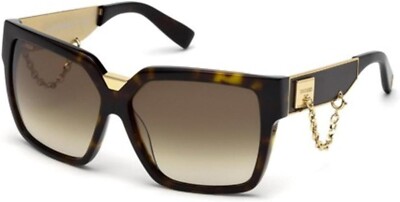 Dsquared2 DQ167 52P Square Tortoise/Gold Frame 60-12-140