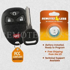 New Replacement Keyless Entry Remote Car Fob for 15913421 + Chip Plus Key n Clip