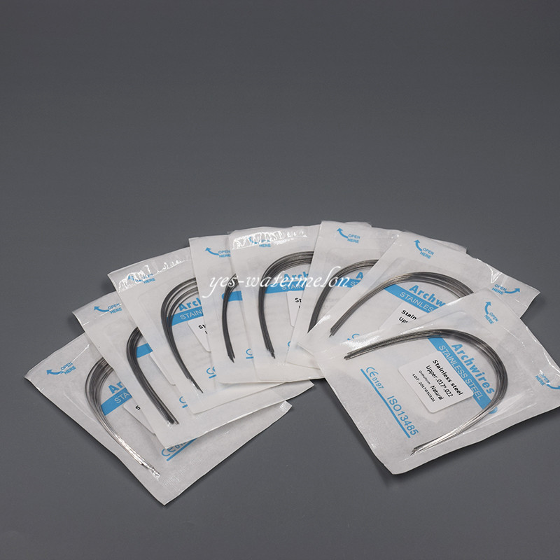 1 Pack Dental Stainless Steel Rectangular Arch Wire Natural/Square ...