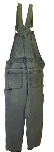 Girl's Blue Denim Overalls Girl's Size Medium 7 9 ripped look Jeans Pants - Picture 2 of 4