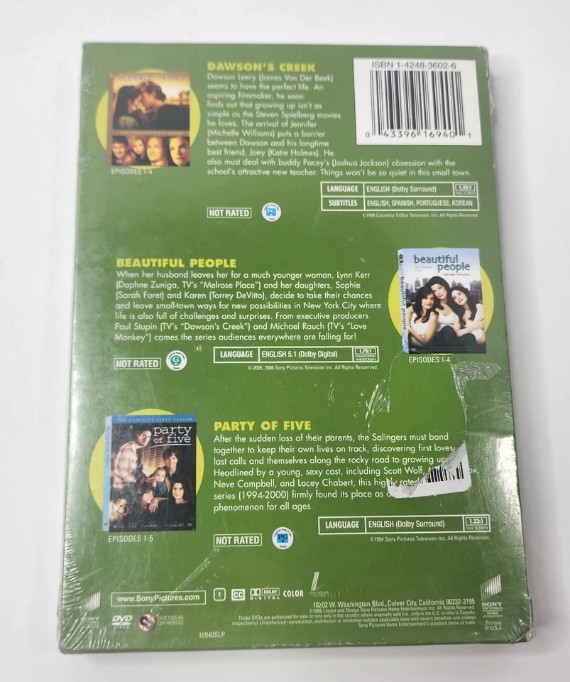 Comin of Age Drama TV DVD Starter Set (DVD, 2010) - New/Sealed - Image 2 of 4