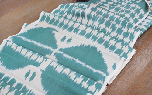 Ikat Fabric Silk and Cotton Uzbek 5.00 meters Brand New Fast Shipment 12407 - Picture 12 of 14