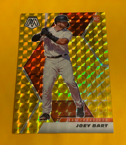 2021 Panini Mosaic Joey Bart Rookie Gold Refractor Parallel RC #212 /10