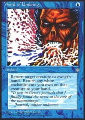 Word of Undoing x4 - Ice Age - Moderate Play, English - Ice Age