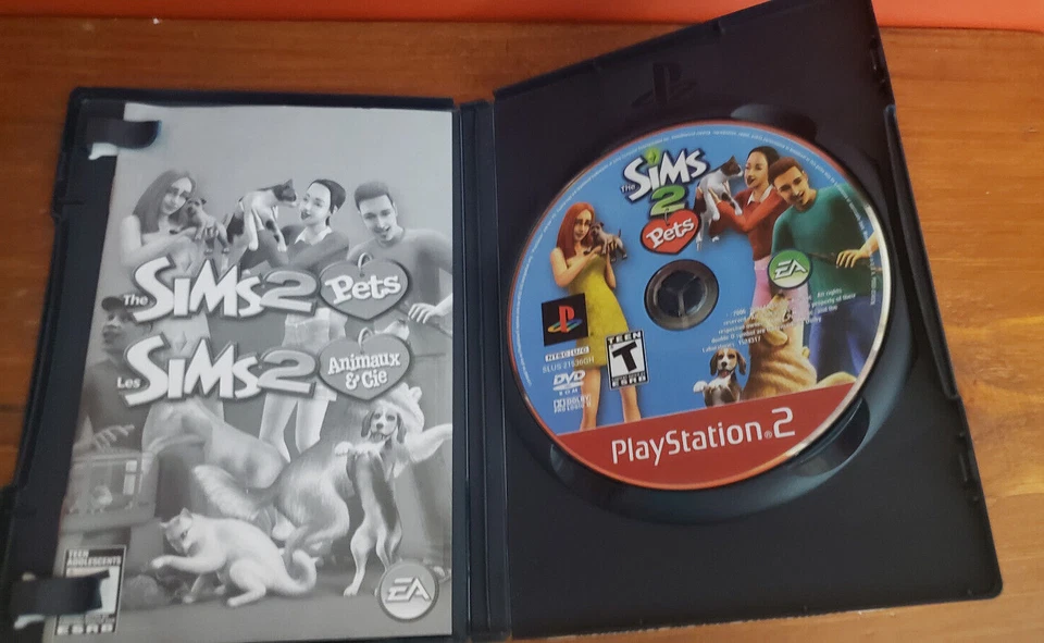 PS2 Sims 2 Pets Video Game CIB - Tested - Greatest Hits Edition - Playstation 2 - Image 3 of 3