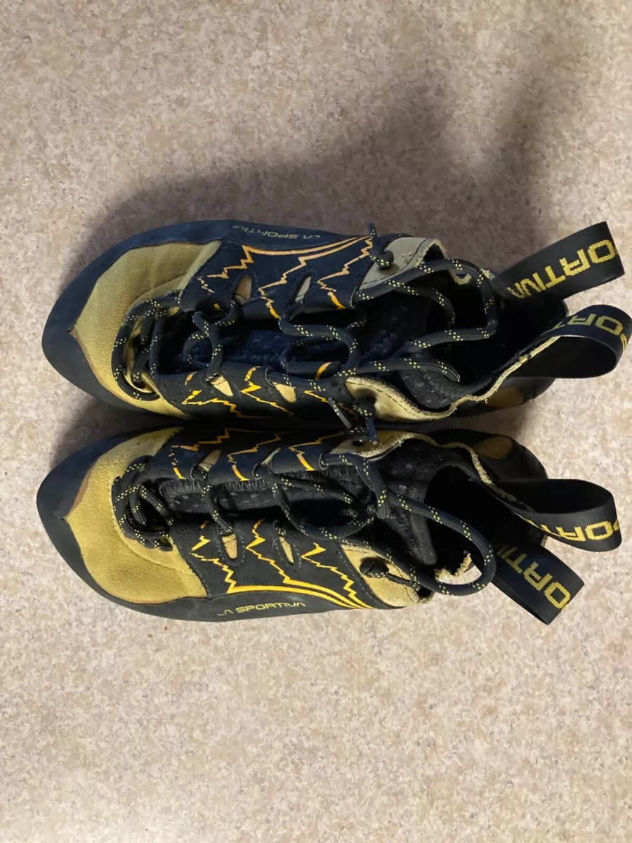 La Sportiva Katana Lace Climbing Shoes Size 37 Yellow/Black