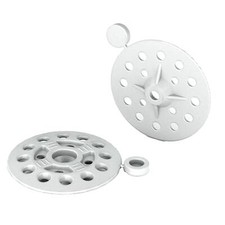 Plastic Washer Tightening Discs For Insulation Boards 56mm 100Pcs Toolty