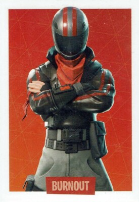 Panini Fortnite Serie 1 2019 Sticker Epic Games Sticker # 116 Burnout