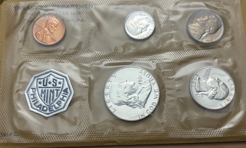 20 set lot 90% silver proof sets 1960 1961 1962 1963 1964 Franklins & Kennedys - 第 10/24 張圖片