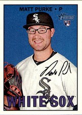 2016 Topps Heritage High Number #638 Matt Purke Chicago White Sox Rookie Card