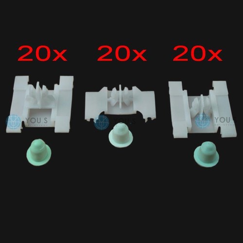 60 x YOU.S Original Zierleisten Befestigung Clips SET für VW Golf / Vento - Picture 2 of 4
