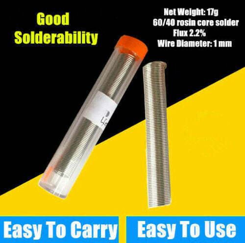 17g 100g 60/37 0.8mm 1.0mm Solder Wire Rosin Core Soldering 2.2% Flux Reel AU OZ - Picture 4 of 6